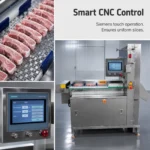 Cut frozen meat and bones processed by automatic bone sawing machine BG-4 BG-8