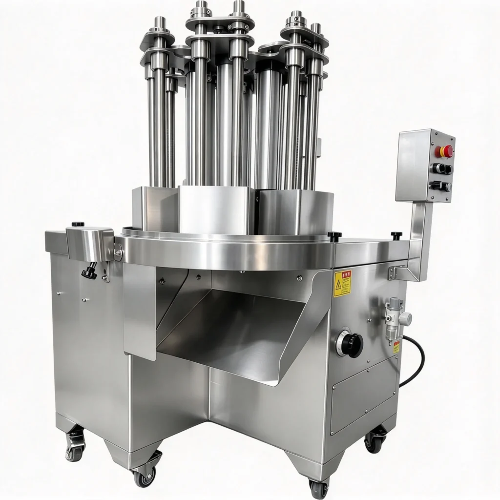 BG680 meat slicer cutter group detail, for over 250mm thick big meat block slicing