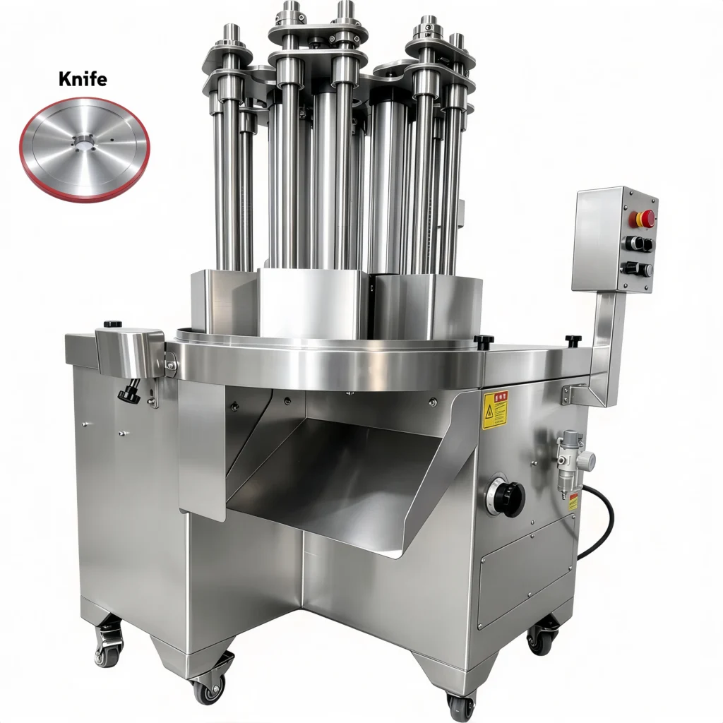 BG-680 horizontal slicer, industrial large meat block slicing machine, SUS304 stainless steel