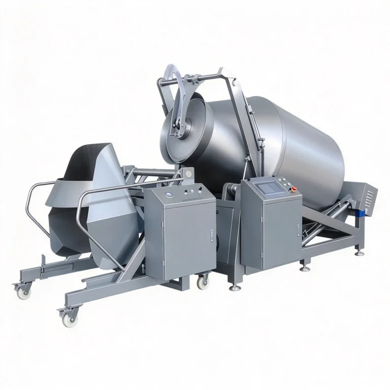 Side view of BG1700 refrigeration vacuum tumbler machine