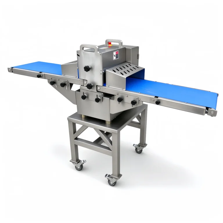 BG series SUS304 meat strip cutter, industrial meat cutting machine, white background product photo