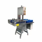 Safety protective baffle on BG-370 pork feet splitting machine, food processing machinery