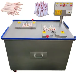 BG-2 chicken claws nail cutter technical specification sheet, capacity 5000-6000pcs per hour