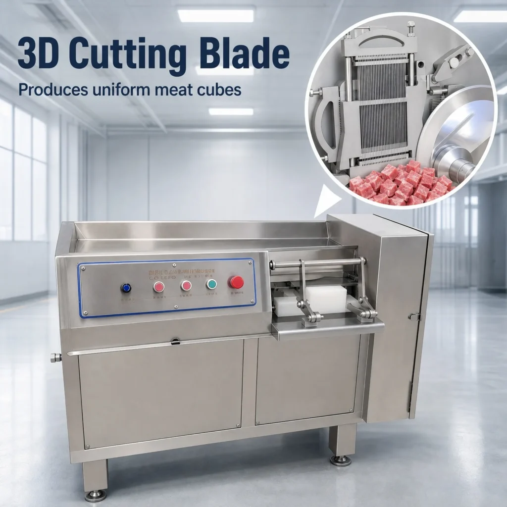 Replacement spare blades and cutter grids for BG frozen meat dicer