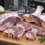 Frozen whole beef shank raw material for automatic frozen bone cutting machine