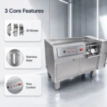 BG-350 BG-550 frozen meat dicer technical specifications table