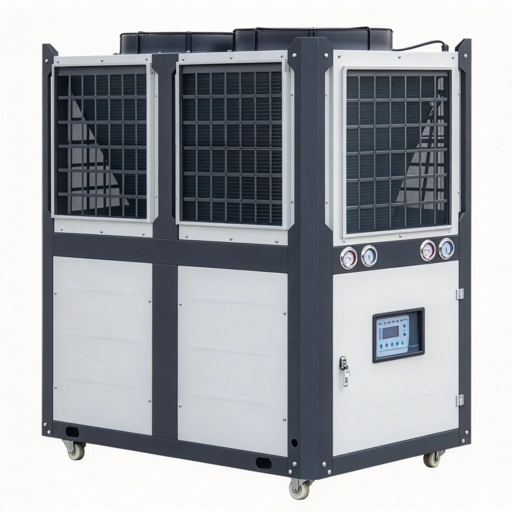 Technical specification sheet for 1700l tumbler, loader and chiller set