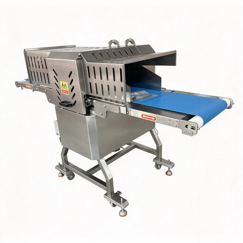 Export wooden package for horizontal meat slicer sea shipment