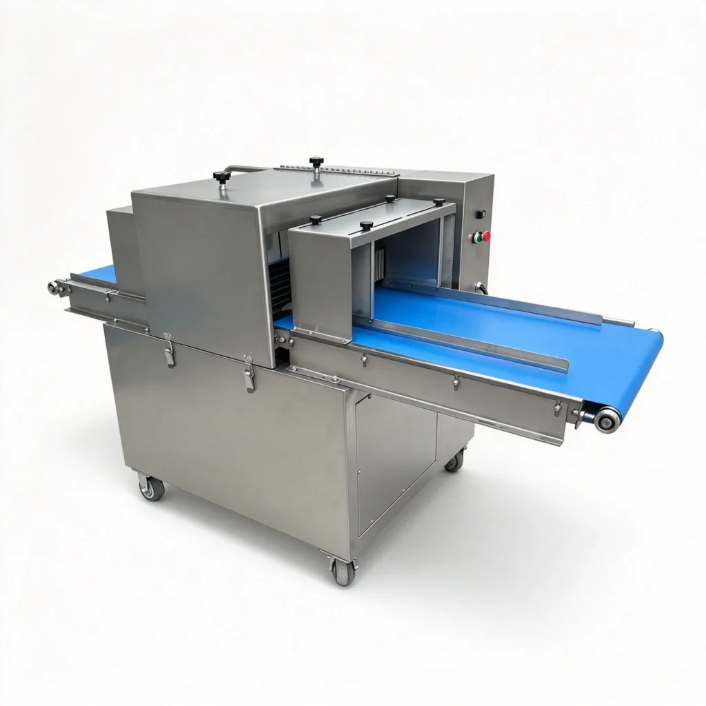 Quick pull-out blade group of horizontal meat slicer, easy clean and replace